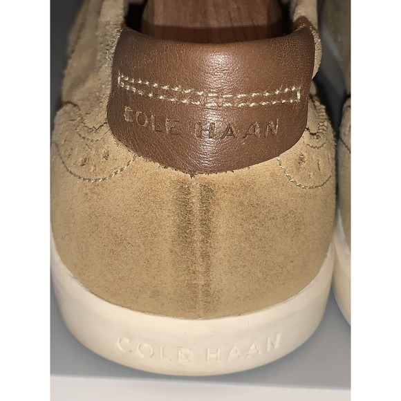 Cole Haan 4.Zerogrand Suede Tan Wingtip Oxford Casual Shoes Men 9.5 M C13804 main image 5